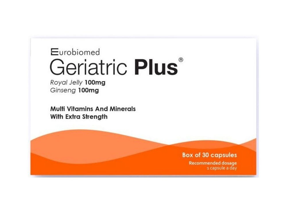 Geriatric Plus Multivitamin 30 tablets