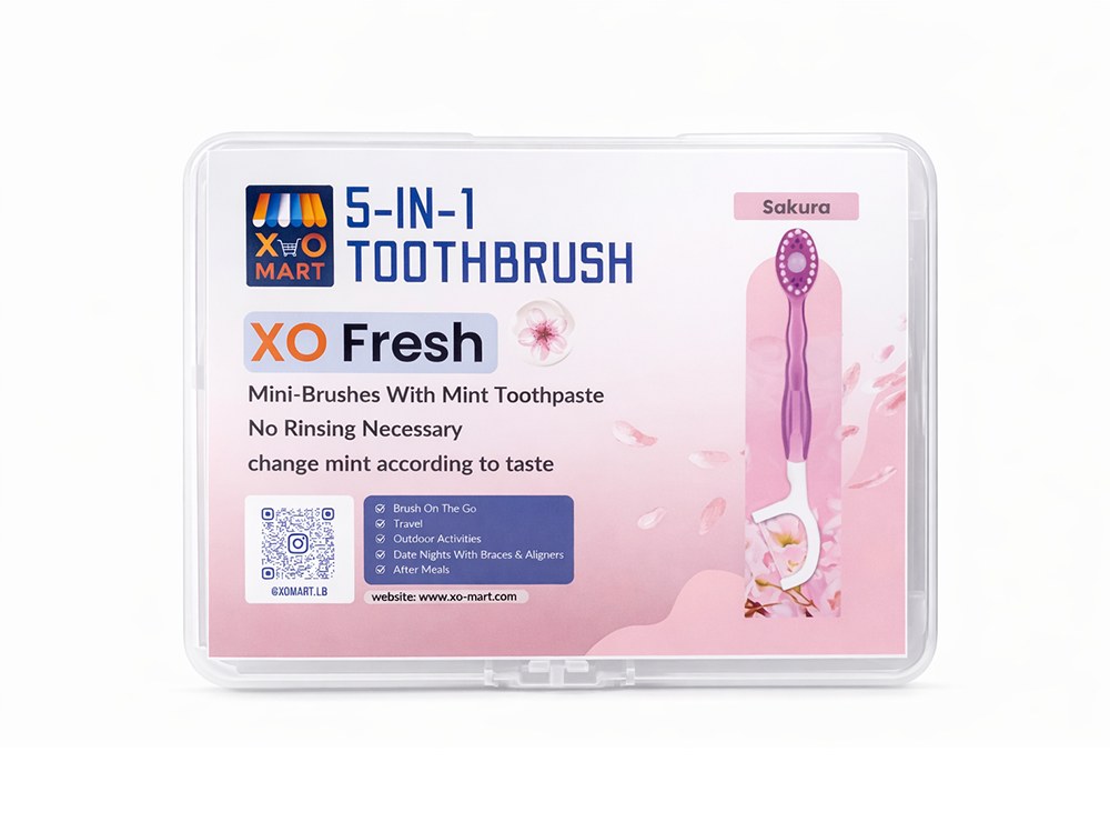 Xo Fresh 5In1 Toothbrush Sakura 10 pieces