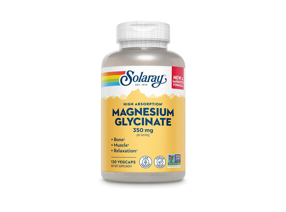 Solaray Magnesium Glycinate 350Mg 120 capsules
