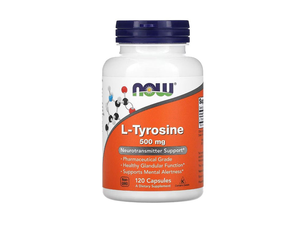 Now L Tyrosine 500Mg 120 capsules