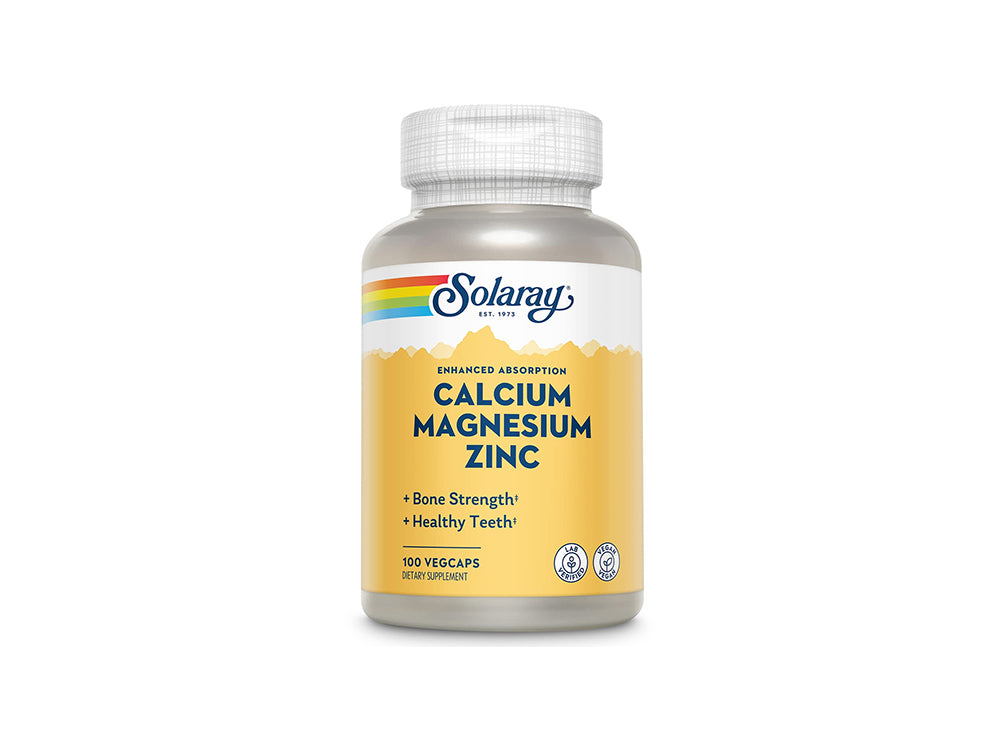 Solaray Calcium, Magnesium, Zinc 100 capsules