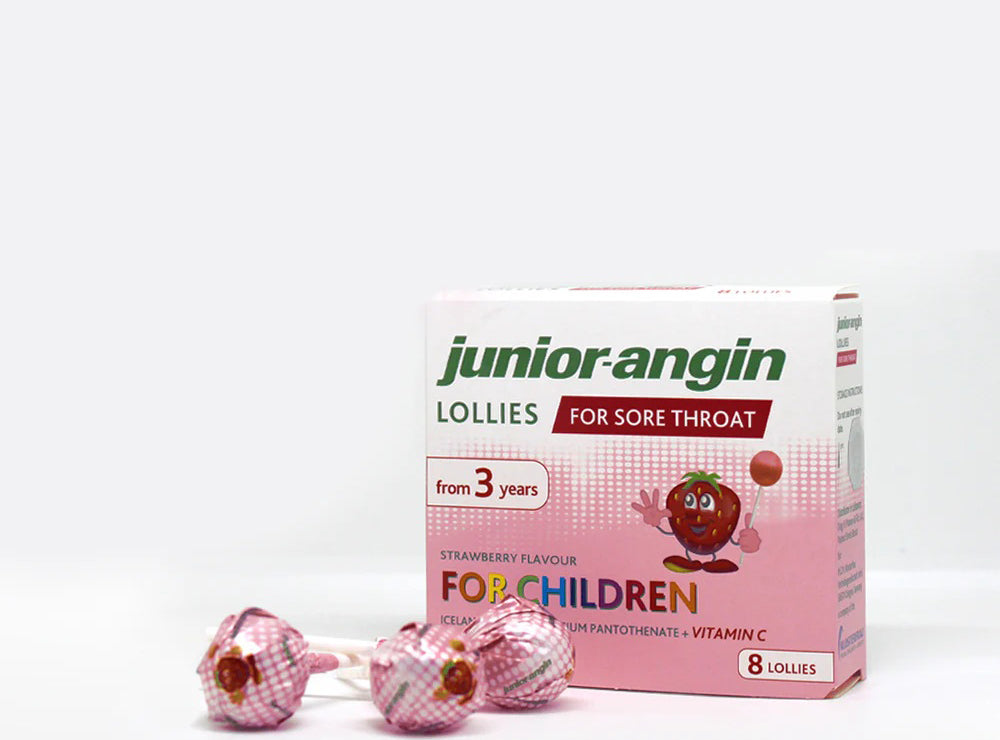 Med Angin Junior Lollies Sore Throat 8 pieces