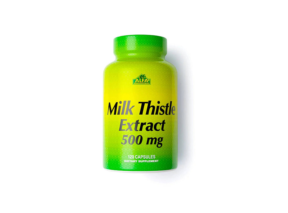 Alfa Vitamins Milk Thistle 500 mg 120 capsules
