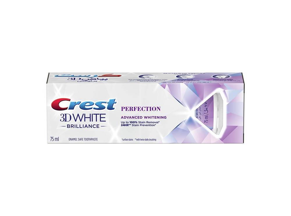 Crest Toothpaste 3D White Perfection 75 ml