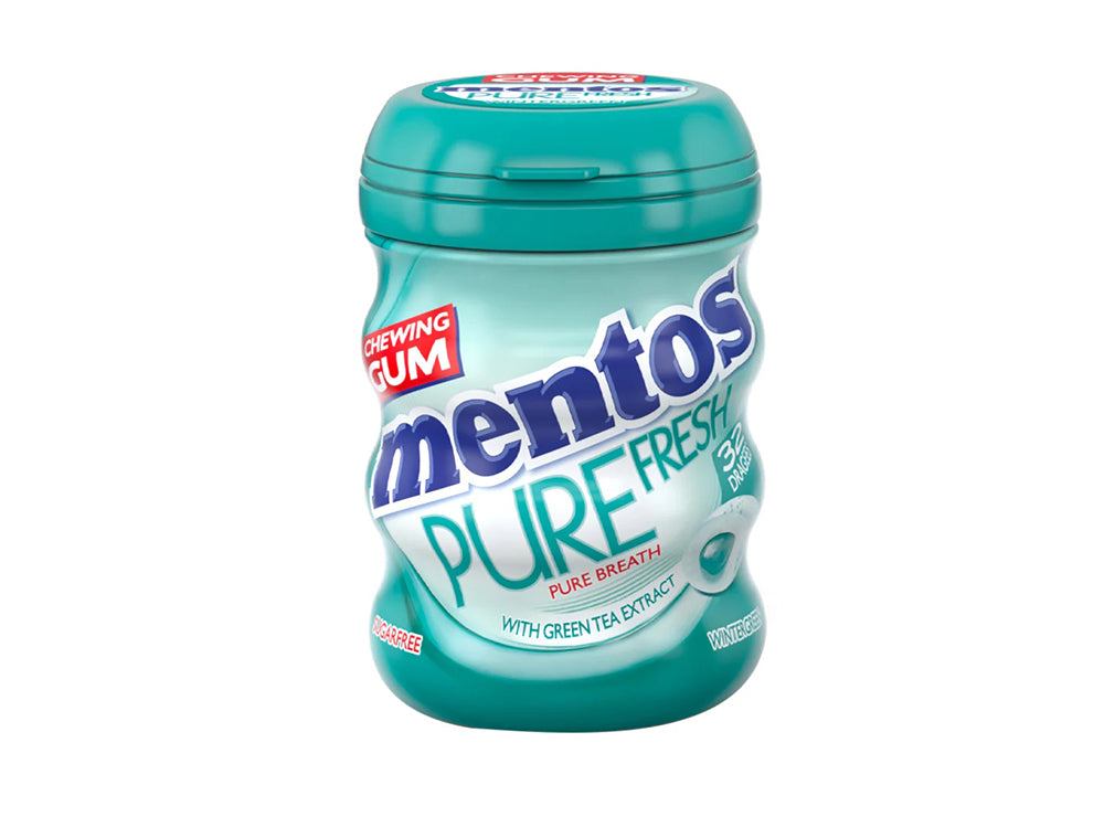 Mentos Gum Pure Fresh Wintergreen 32 pieces