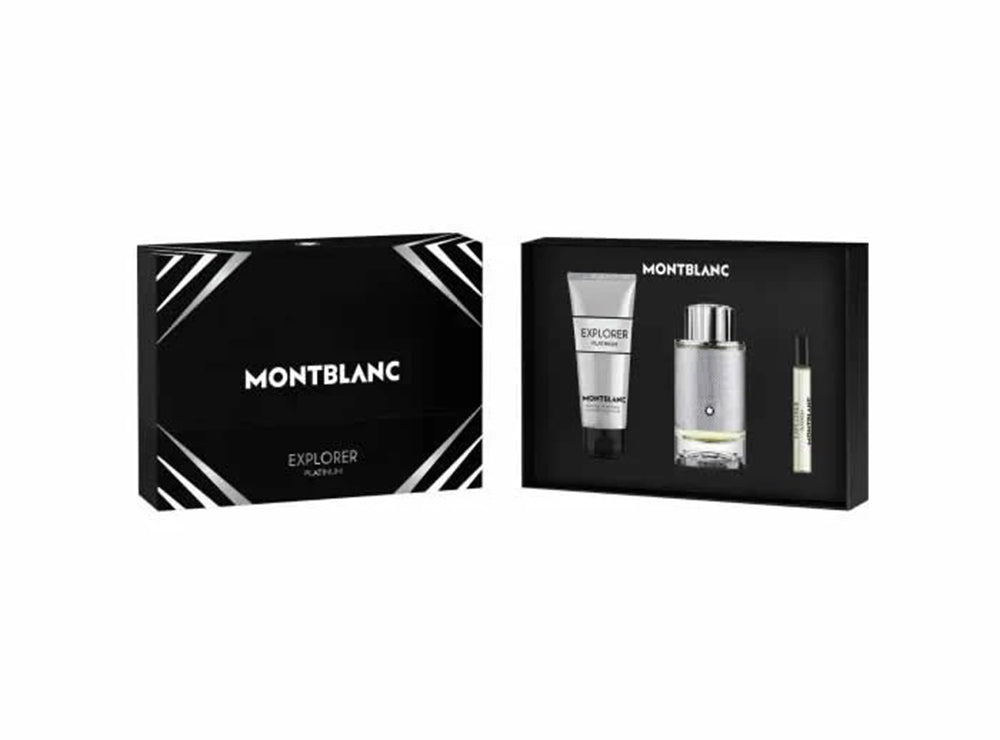 Mont Blanc Explorer Platinum Eau De Parfum Coffret 100 ml