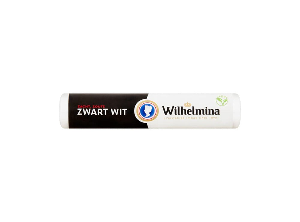 Wilhelmina Vegan Peppermint Black/White Licorice Candies 37 g