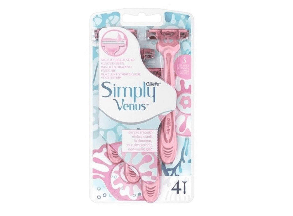 Gillette Simply Smooth Venus 3 4 piece
