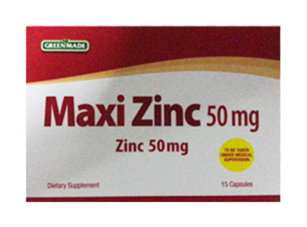 Maxi Zinc 50Mg 15 capsules
