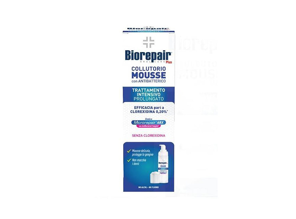 Biorepair Mouthwash Mousse With Antibacterial Complex 200 ml