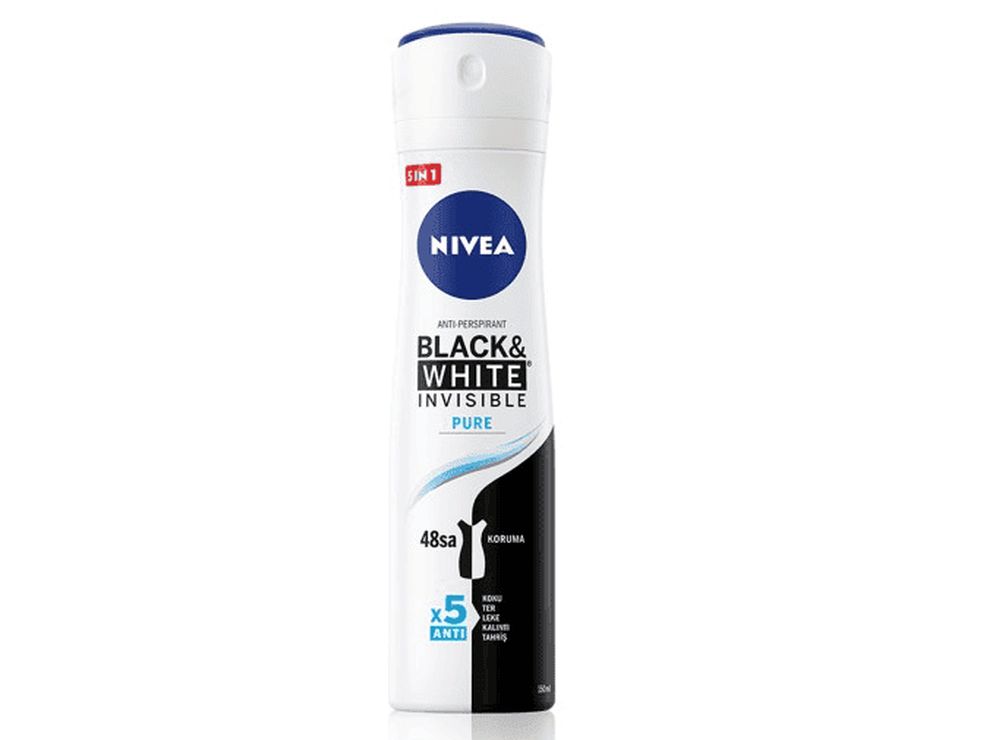 Nivea Deo Spray Black & White Pure For Women 150 ml