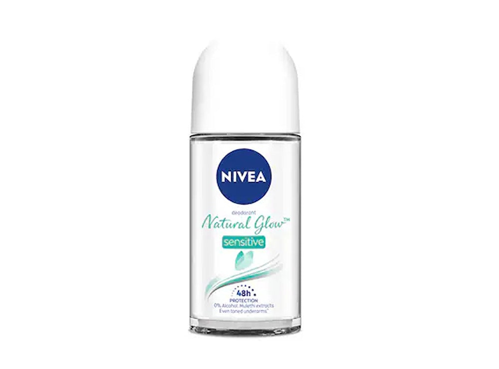 Nivea Deo Roll On Natural Glow Sensitive For Women 50 ml