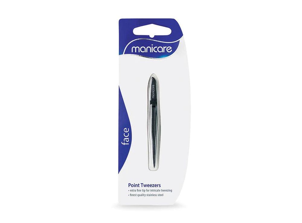 Manicare Point Tweezers Gunmetal 35200