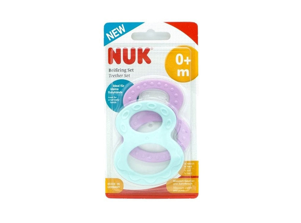 Nuk Teething Ring 0M+ 2 pieces