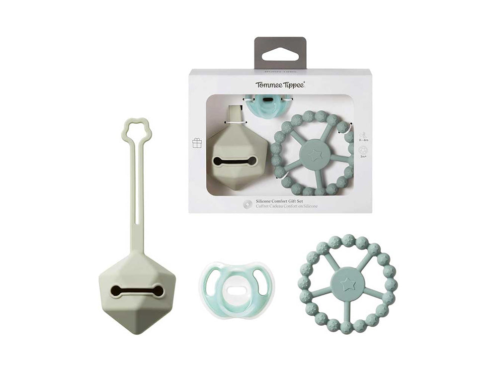 Tommee Tippee Silicone Comfort Gift Set Green