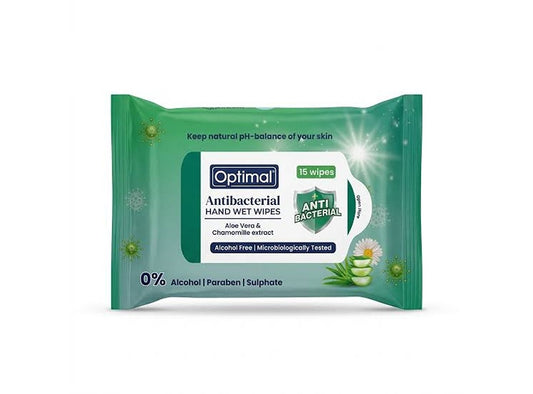 Optimal Anti Bacterial Pocket Wet Wipes 014 15 pieces