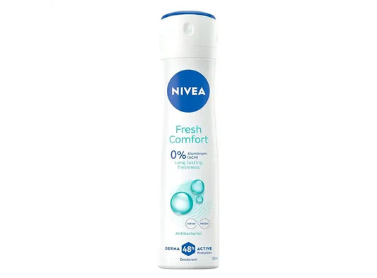 Nivea Deo Spray Fresh Comfort 0% Aluminium For Women 150 ml