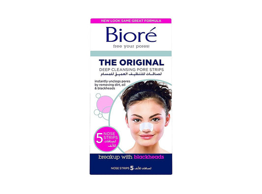 Biore The Original Deep Cleansing Nose Pore Strips 5 pieces