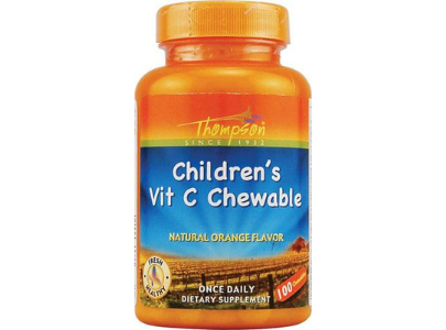 Thompson Children Vitamin C Chewables 100 tabs