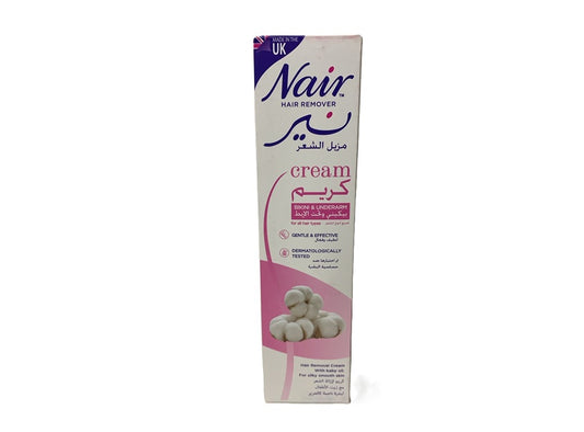 Nair Cream Hair Remover Bikini & Underarm With Baby Oil 90 ml