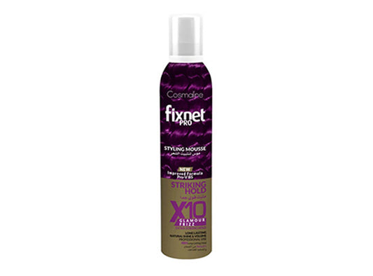 Fix Net Pro Hair Styling Mousse X10 Extra Strong Hold 300 ml