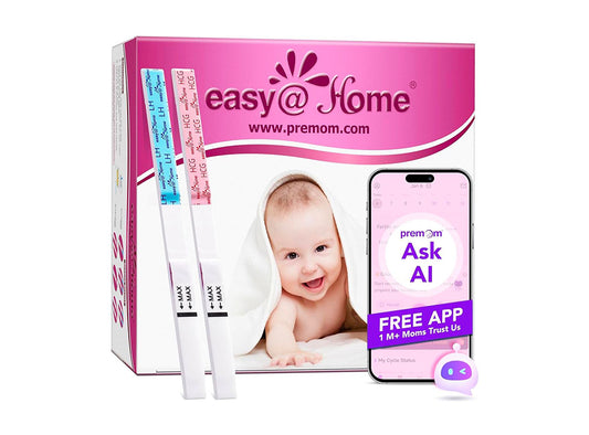 Easy @ Home 50 Ovulation Test Strips & 20 Pregnancy Test Strips Kit
