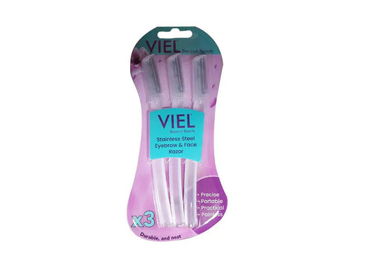 Viel Eyebrow & Face Razor 3 pieces