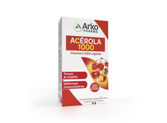 Arko Acerola 1000Mg With Vitamin C Chewable 30 tablets