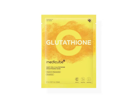 Medicube Deep Vita C Glutathione Brightening Face Mask Sheet 27 ml
