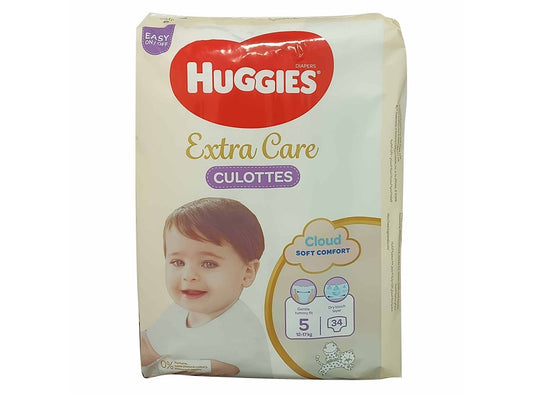 Huggies Culottes 5 (12-17Kg) 34 pieces