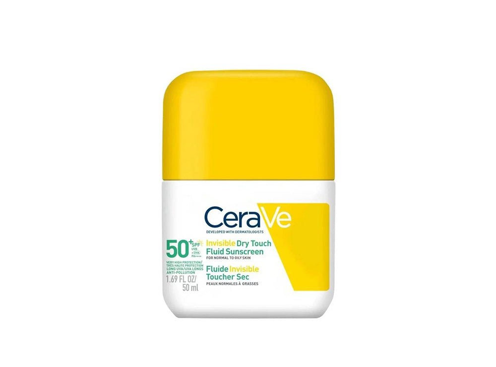 Cerave Invisible Dry Touch Fluid Sunscreen Spf50+ 50 ml