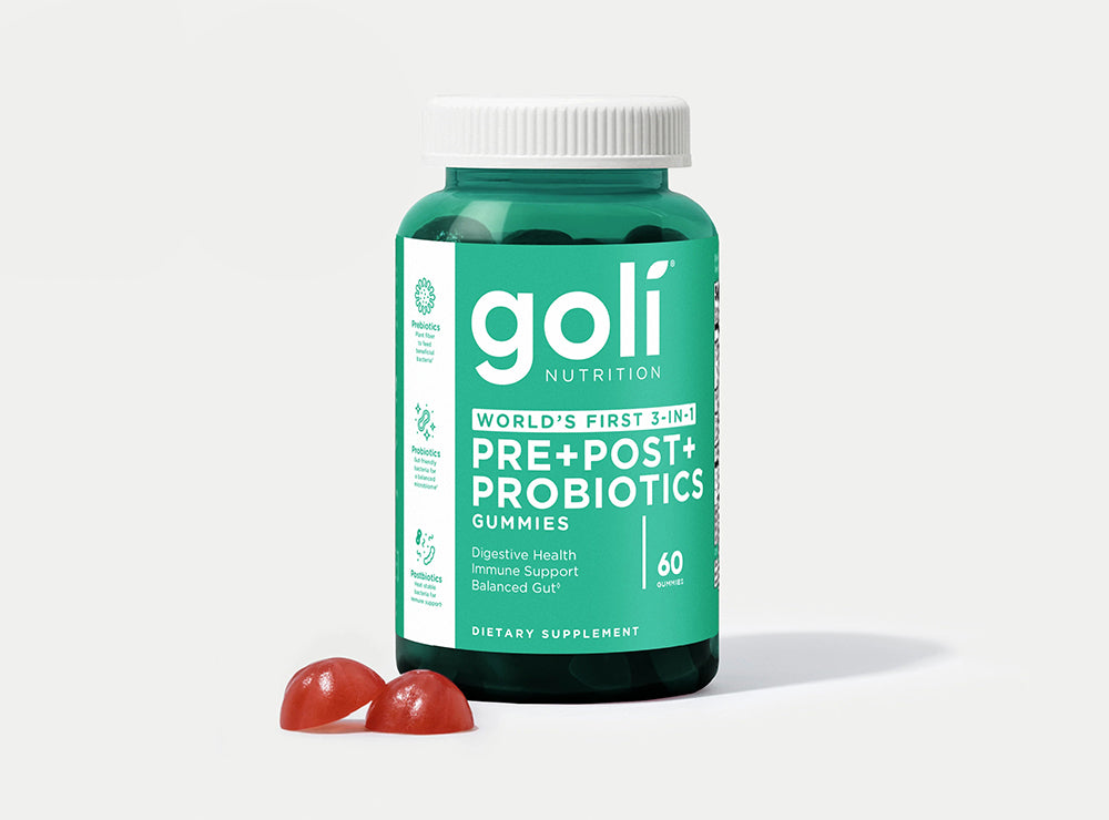 Goli Pre + Post + Probiotics Gummies 60 gummies