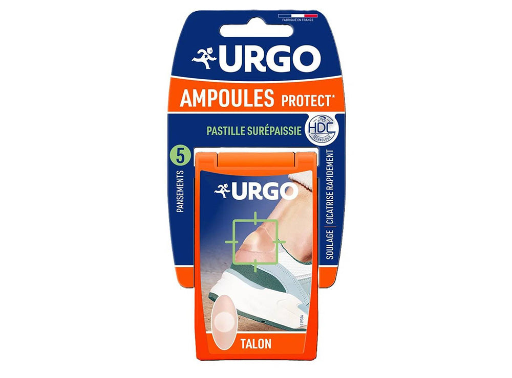 Urgo Blisters Protect Heel Hydrocolloid Bandages 5 pieces