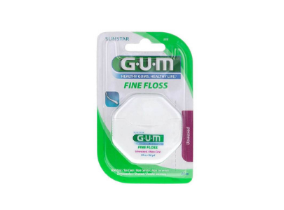 Gum Dental Fine Floss Unwaxed 555