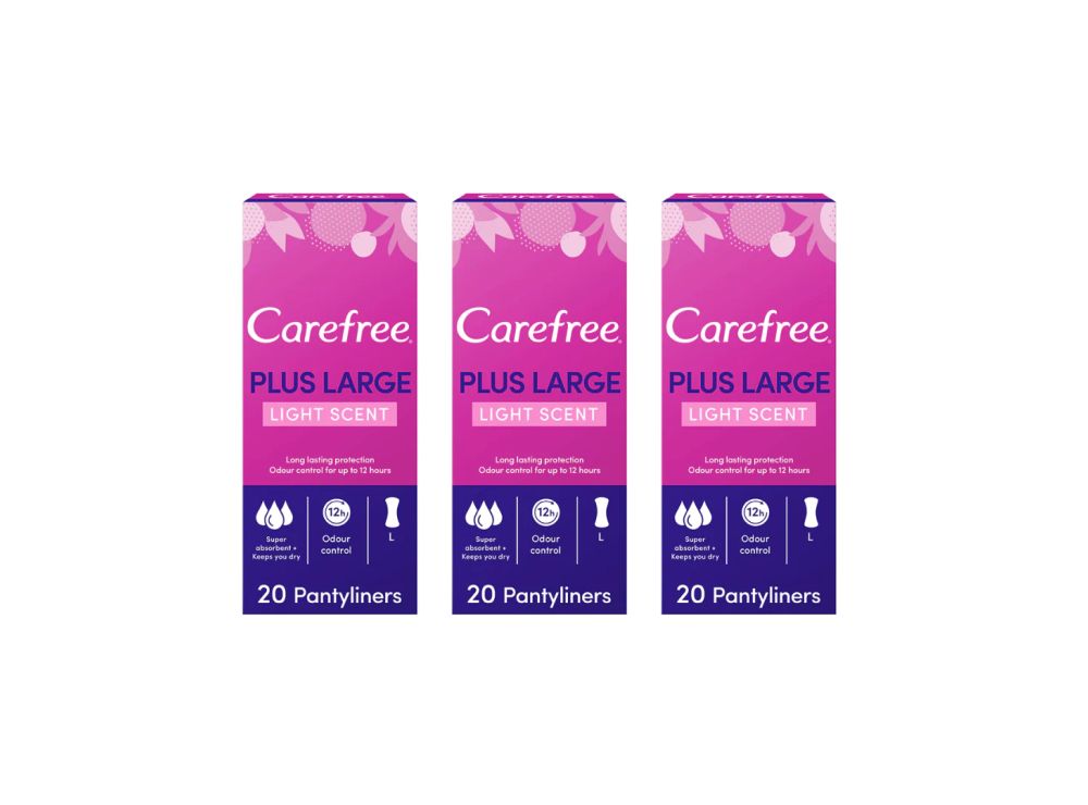 Carefree Plus Large 2+1  Light Scent
