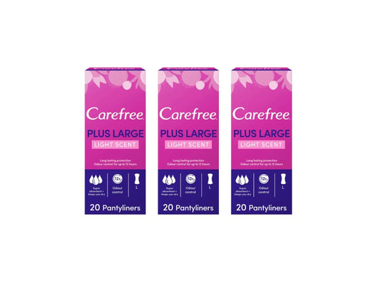 Carefree Plus Large 2+1  Light Scent