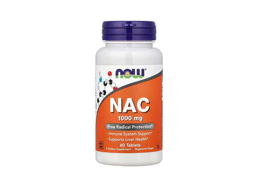 Now Nac 1000Mg 60 tablets