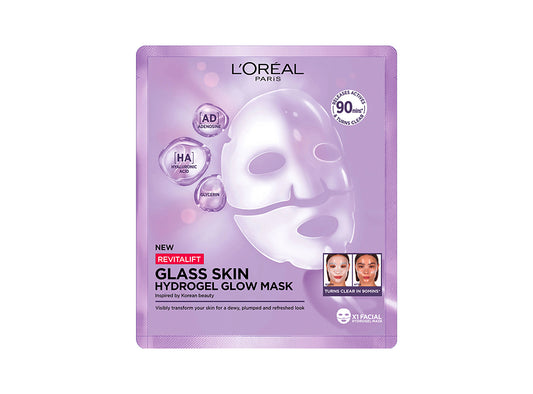 L'Oreal Revitalift Glass Skin Hydrogel Glow Face Mask 25 g