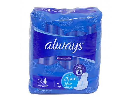 Always Maxi Thick 3In1 Extra Long 7 pieces