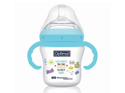 Optimal Ewn Anti Colic Bottle & Handle 6M+ 1091