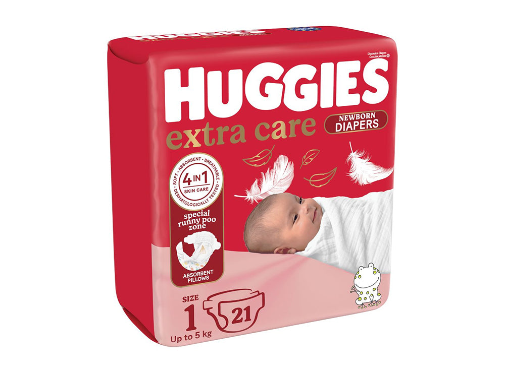 Huggies 1 (0-5 Kg 21 D) 21 pieces