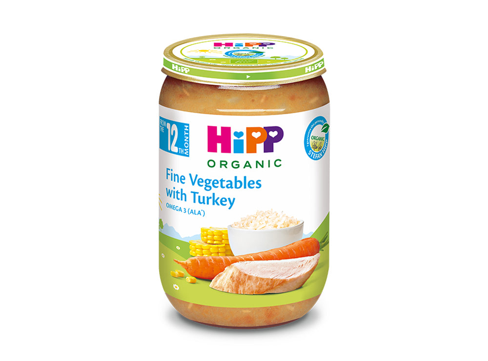 Hipp Fine Vegetables With Turkey 12M+ 220 g