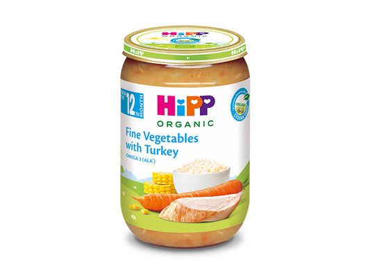 Hipp Fine Vegetables With Turkey 12M+ 220 g
