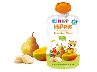 Hipp Hippis Banana Pear Mango 4M+ 100 g