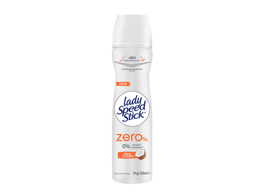 Lady Speed Stick Spray Zero Alcohol Fresh Coconut