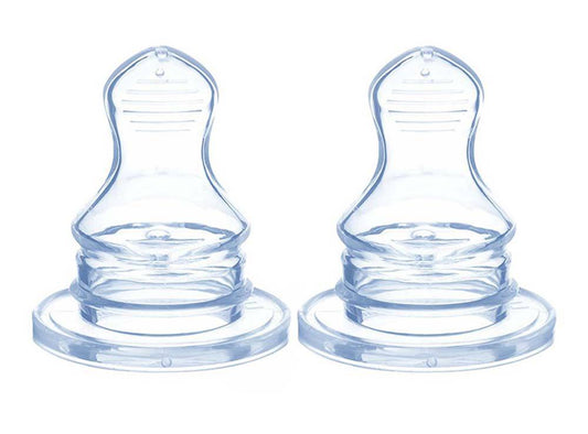 Optimal Orthodontic Silicone Nipple 6M+ 2 pieces