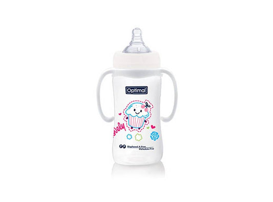 Optimal Wide Neck Feeding Bottle With Handle 1031 330 ml
