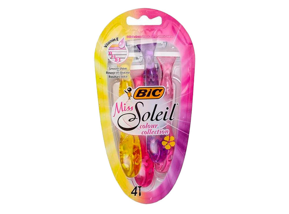 Bic Miss Soleil Lady Blister Of 4 4 pieces