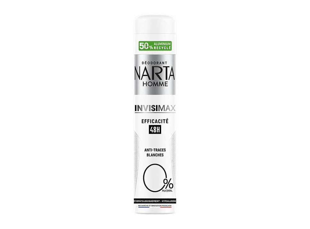 Narta Deo Spray Homme Invisimax 0% Alcohol 200 ml