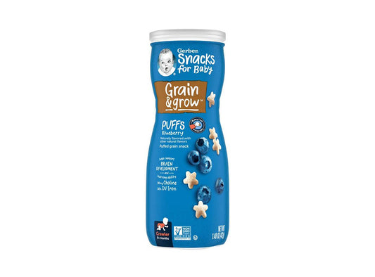Gerber Organic Grain&Grow Blueberry Puffs  8+Month 42 g
